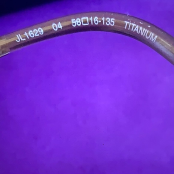 Judith Lieber Crystals Titanium HandmadeSunglasses - Picture 4 of 7